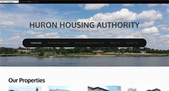 Desktop Screenshot of huronhousingauthority.com